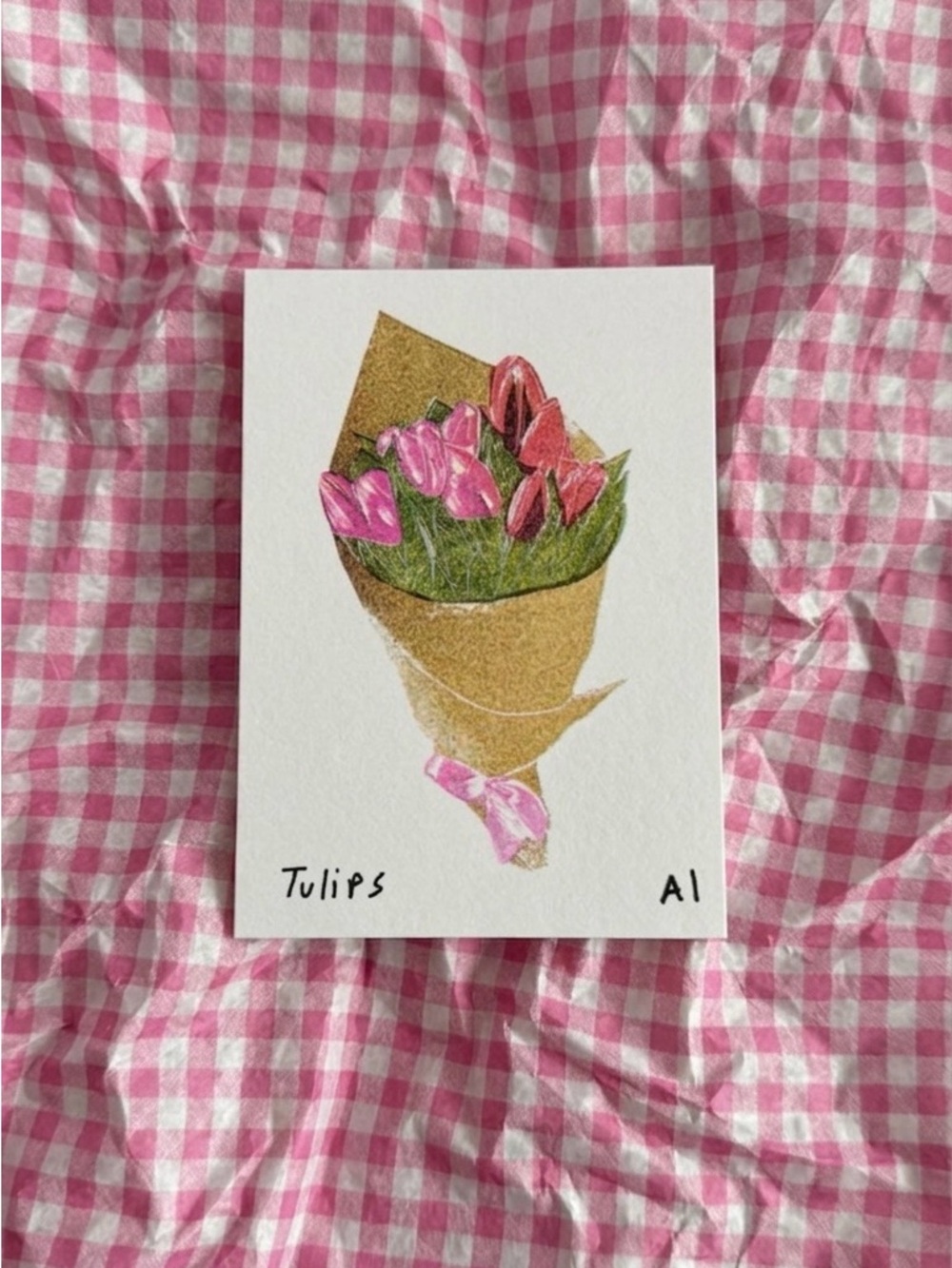 Ana Inciardi Pink Tulip Art Print